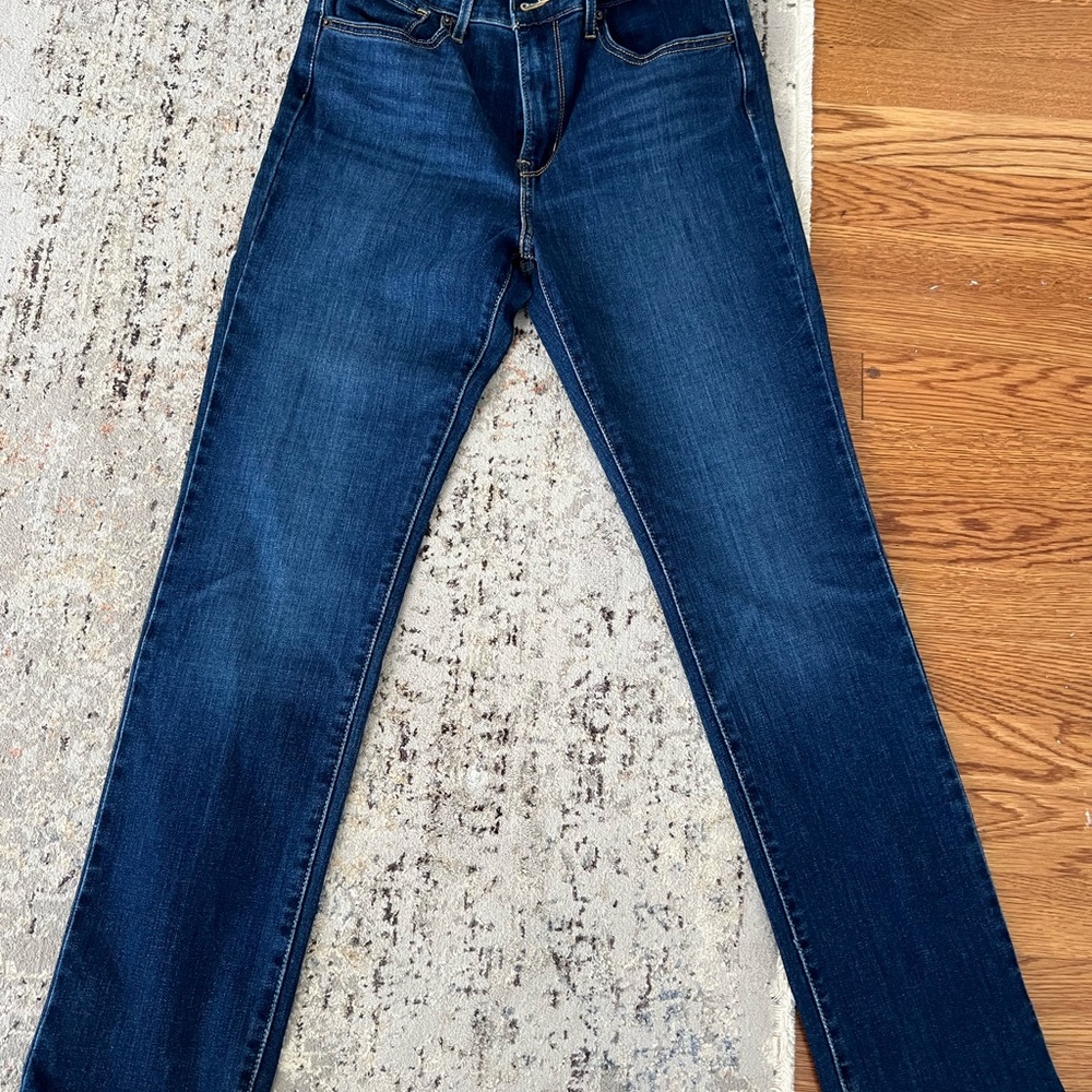 Levi's Women's Straight Leg Jeans - Dark Blue